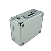 Boîte à outils portable étanche OEM/ODM personnalisée en aluminium et ABS avec coins métalliques robustes, doublure en mousse découpée légère
