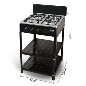 Estufa de cocina casera independiente RAF Estufa de <span class=keywords><strong>gas</strong></span> de cocina de calor uniforme Estufa de <span class=keywords><strong>gas</strong></span> de 4 quemadores para el hogar - Product Image 4