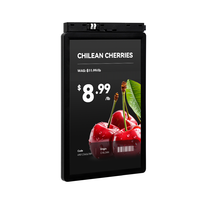 10.1 Inch Ultra Wide View ESL Electronic Shelf Tag Sinkronisasi Cepat Waktu Nyata E Paper Label Harga untuk Gudang Pendingin Pasar Buah