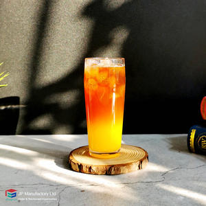 300ml 500mlストレートサイドビールグラス工業用ハンドルフリーパイントマグ耐久性のある厚いベースシリンダーバーウェアホテルキャンプ - Product Image 3