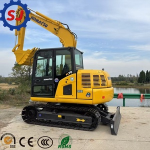<b>Used</b> Komatsu PC70-8 Excavator | 7 Ton Crawler Hydraulic Excavator | Japan Original Construction <b>Machine</b> For Sale - Product Image 1