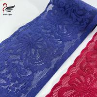 Crochet Jacquard Sangle Élastique Tricoté Fantaisie Ceinture DIY Couture Large Dentelle Garniture Bande Élastique