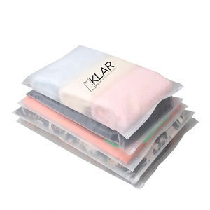 Bolsas de Plástico Esmerilado Personalizadas con Cierre Deslizante para Ropa, Bolsas con Cierre para Suéteres, Camisetas y Ropa Interior - Product Image 1