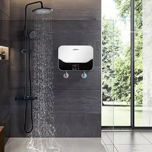 TM-55 3500w sans réservoir de bain ducha instant fournisseur led affichage chauffe-eau