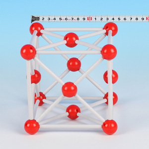 9 modelos de cristal diferentes, modelo biológico de escuela secundaria, equipo experimental, instrumentos de enseñanza, modelo de estructura Molecular - Product Image 3