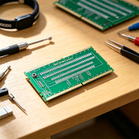 Carte de test de mémoire DDR5 UDIMM, testeur de diagnostic pour emplacement RAM de carte mère, outil de réparation de PCB, vert 40mm*30mm