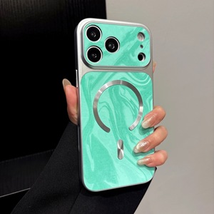 Funda Magnética de Silicona con Relieve de Ondas de Agua para <span class=keywords><strong>iPhone</strong></span> 17 Pro Max y 16, Protectora y Resistente a Caídas - Product Image 3
