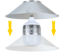 Ampoule LED E27 E40 haute puissance, super brillante, 150W, lampe d'atelier, lampe de garage