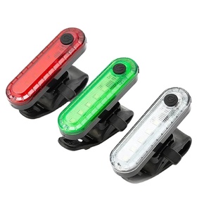ไฟท้าย <span class=keywords><strong>LED</strong></span> USB แบบชาร์จไฟได้สำหรับจักรยาน BMX ยางภูเขาสีขาว4.5-11นิ้ว - Product Image 1