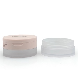 Pot cosmétique en plastique rose de 100 ml pour crème de soin, avec couvercle miroir rabattable, personnalisable avec logo, vente en gros usine - Product Image 3