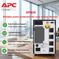 SPM2K 2000VA/1600W Onduleur monophasé en ligne avec batterie intégrée pour la sauvegarde de l'alimentation des serveurs, des réseaux et des appareils de bureau