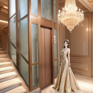 Lift Rumah <span class=keywords><strong>Panoramic</strong></span> Tanpa Ruang Mesin, Bersertifikasi CE ISO, 2 3 4 Lantai, Kapasitas 2-5 Orang - Product Image 6