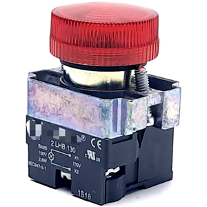 Luz Piloto de Alto Rendimiento <span class=keywords><strong>Altech</strong></span> Corp 2PLB4LB-110, Montaje en Panel, 22 mm, 110 VCC, Roja, 15 mA, Uso Industrial - Product Image 1