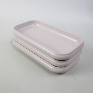 Bán Buôn Hình Chữ Nhật Grey Thân Thiện Với Môi Nhà Hàng Melamine Dinner Sạc Tấm Biểu Tượng Tùy Chỉnh Dày Nhựa Đồ Ăn Cho - Product Image 4