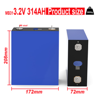 Wistek US UE Ukraine Stock HSEV EV E 314Ah 330Ah EV grade a Batterie de stockage d'énergie solaire Lifepo4 50Ah 100Ah 280Ah 314Ah AKKU