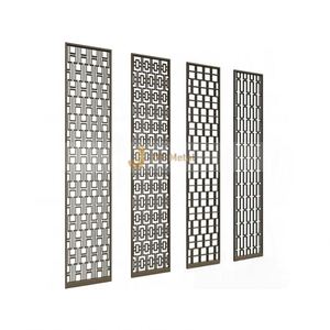 ANN6259 Modern Stainless Steel OEM Multi-Functional Durable <b>Decorative</b> <b>Screen</b> Partition Metal Room Dividers Privacy Engineering - Product Image 3