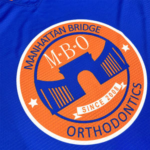 Gilet de basket-ball bleu double face à impression numérique à séchage rapide - Product Image 5