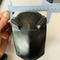 Cabeza de batman de obsidiana, escultura de cristal, personaje de película, tamaño grande, envío directo de fábrica