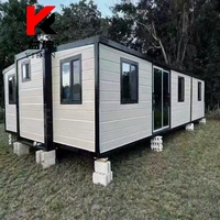 Maison de conteneur extensible de luxe de 40 pieds, villa préfabriquée modulaire, 3 chambres avec salle de bain, cuisine, normes australiennes, maison mobile