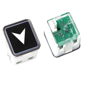 Botón Cuadrado Rojo para Elevador Estilo Industrial <span class=keywords><strong>ANWEN</strong></span> PB-12 - Product Image 5