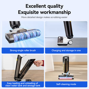 Best Selling Poderosa Sucção Sem Fio Inteligente Lavagem Handheld Wet and Dry Vacuum Cleaner Mop Home Wireless Floor Washer - Product Image 2