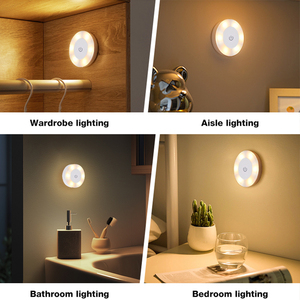 Đèn LED tủ quần áo không dây USB có thể sạc lại bằng pin Đèn ngủ có thể điều chỉnh độ sáng dưới tủ chiếu sáng cho tủ quần áo nhà bếp - Product Image 6