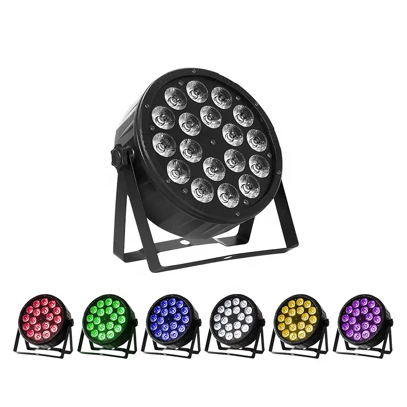 Eclairage Led Bonne Qualité 18pcs * 15w rgbwa uv 6in1 Dmx Control Par Light