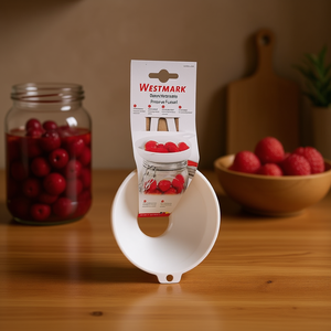 Embudo Westmark Preserve para frascos, fabricado en Alemania, color blanco - Product Image 3