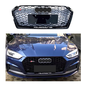 กระจังหน้ารังผึ้งสีดำ ABS สำหรับรถ <span class=keywords><strong>Audi</strong></span> A5 S5 <span class=keywords><strong>RS5</strong></span>ตะแกรง <span class=keywords><strong>B9</strong></span> 2017-2019 - Product Image 1
