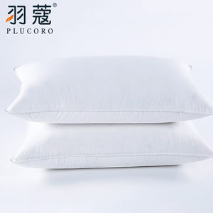 Bantal Hilton Hotel Mewah 48*74CM Bantal Putih Halus 800G Isi Serat Berongga Poliester - Product Image 2