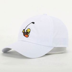 Casquette de baseball sportive OEM personnalisée, 6 panneaux, blanche, séchage rapide, avec logo brodé, style Golf Dad Hat - Product Image 1