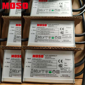 MOSO XCP-060M062-F 60W 32-62V 0.97-1.3A IP67 LED Driver 0-10V PWM <b>Timer</b> Dimmable Flicker Free Constant Power - Product Image 1