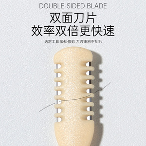 LMLTOP Dual Head <b>Nose</b> Hair <b>Trimmer</b> 2 Pack Manual Portable <b>For</b> Men And <b>Women</b> - Product Image 3