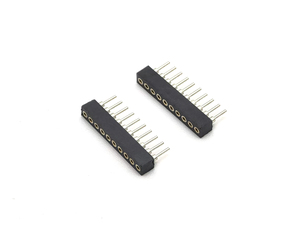 Connecteur femelle YZTECH, pas de 1,778 mm, usiné, droit, H3,0 mm, 1x10 broches, boîtier PPS, courant nominal 1A pour PCB, contact en laiton - Product Image 4