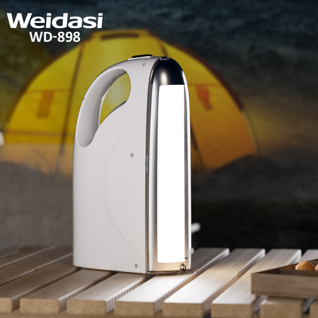 Outdoor Portable Hand Lamp Rechargeable LED Emergency Light Camping Lamp for Tent