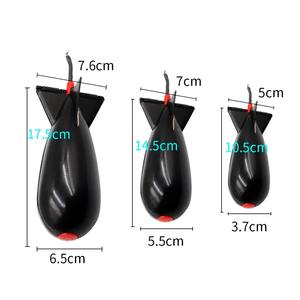 Chargeur de fusée de pêche à la carpe Spod bombe flotteur leurre porte-appât PP chargeur de fusée de pêche pour accessoires de poisson de rivière - Product Image 2