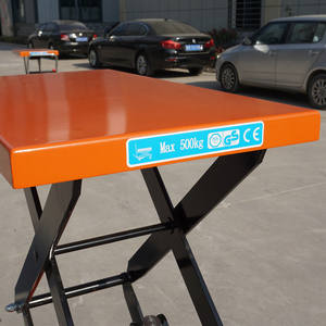 PTS1000แพลตฟอร์มการยกเคลื่อนไหวด้วยมือแบบพกพา1T 1.7M 1700mm พร้อมปั๊มแยก - Product Image 5