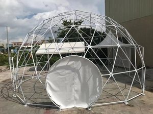 Ngoài Trời 5M Luxury Igloo Round Hotel Tent <span class=keywords><strong>Pool</strong></span> Dome Tent Với Phòng Tắm - Product Image 4