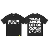 20261:1Y2K Vêtements pour hommes T-shirts 100% coton de haute qualité Streetwear Coupe oversize T-shirts 'THAT'S a AWFUL LOT COUGH SYRUP'