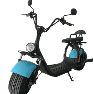 Fabriek Beste Aanbieding Eeg Coc 1500W 2000 W Dubbele Batterij Elektrische Citycoco Scooter Motorfiets