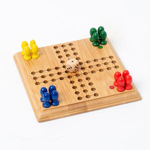 Mini tasca in legno di bambù gioco da tavolo classico per interni di strategia per la famiglia - Product Image 6