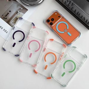 Coque en TPU+PC+TPE transparente antichoc avec anneau support pour 17 Pro Max 17Air – Vente en gros - Product Image 3