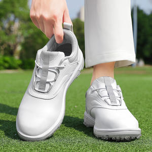 बड़े आकार के पेशेवर गोल्फ जूते ट्रेंडी चमड़े के ट्रेनर गर्मियों और सर्दियों के लिए स्पाइक्स के साथ ट्रेंडी चमड़े के ट्रेनर - Product Image 4