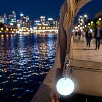 Breloque de sac LED personnalisée en forme de cœur, rechargeable par USB, lampe tactile de nuit à arrêt automatique, pendentif mignon pour sac à main, cadeau pour femmes et filles