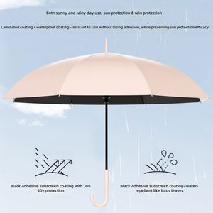 Parapluies promotionnels japonais à 8 baleines, coupe-vent, double personne, courbés et droits, vente en gros - Product Image 4