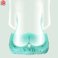 Coussin de siège en gel pour s'asseoir longtemps extra large, coussin en gel pour le soulagement de la douleur du coccyx, coussin en gel pour voiture/chaise de bureau/fauteuil roulant