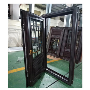 Nouvelles portes de patio en alliage d'aluminium de style chinois, isolation phonique, isolation thermique, design à ouverture latérale extérieure - Product Image 2
