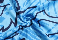 Maillot de cricket bleu personnalisé, nouveaux vêtements de sport respirants et durables avec conception uniforme de sublimation