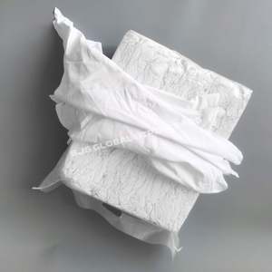 Chiffons de nettoyage 100% coton blancs, coupés, issus de déchets industriels, pour peintres et usage industriel - Product Image 1