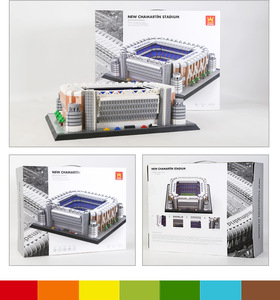 El Nuevo Estadio Chamartin de Madrid es Compatible con Bloques de Construcción de Partículas Pequeñas para Juguetes y Regalos Infantiles - Product Image 6